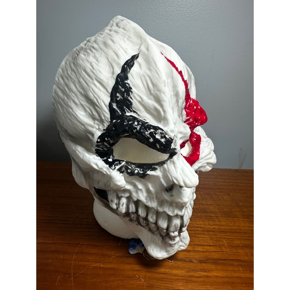 California Costumes Skull Mask Horror Halloween Skeleton Red Black White